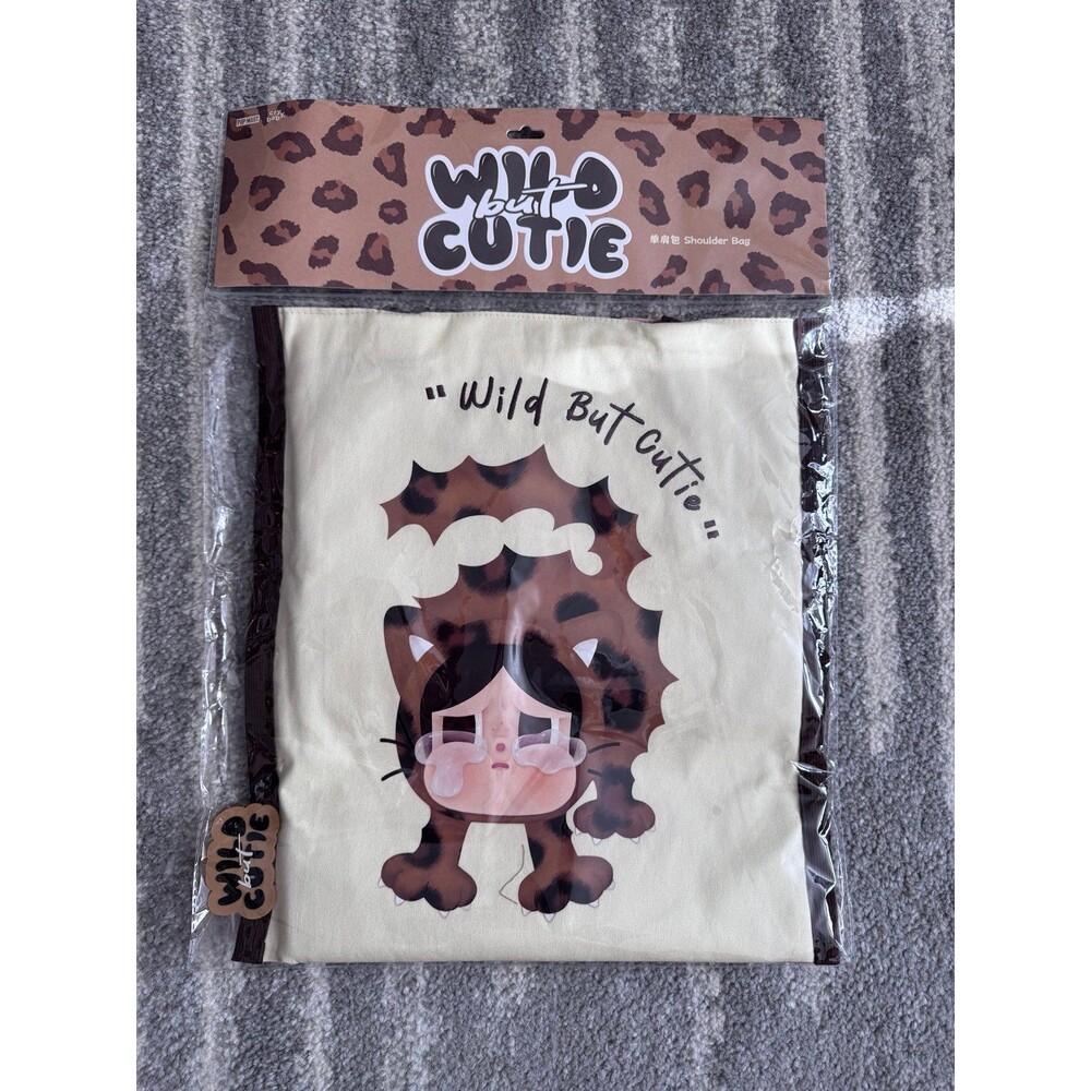 NEW POP MART CRYBABY Wild But Cutie Series-Leopard Print Shoulder Bag